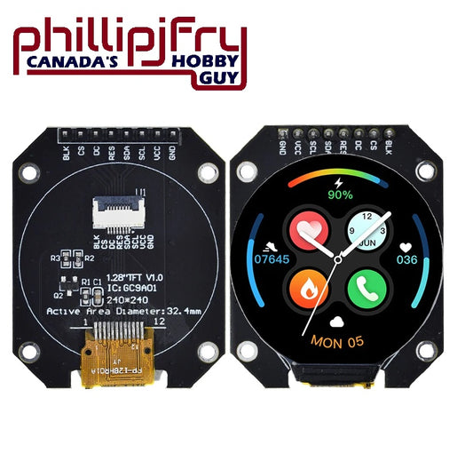 TFT Display 1.28 Inch LCD Round Display Module  RGB 240*240 GC9A01 SPI
