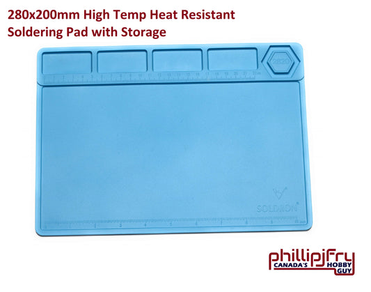 Soldering Mat 2820 Blue, Heat-Resistant Magnetic Holder for High-Temp Soldering