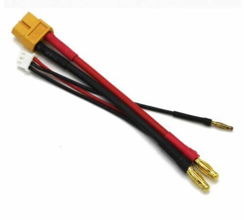 4mm Bullet Banana to Deans/XT60/EC5 LiPo Battery Lead Wire & JST-XH Balance