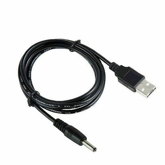 USB To DC Barrel Jack Power Cable Adapter Wire Connector 3.5 x 1.35 mm