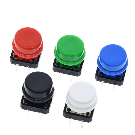 12x12x7.3mm Momentary Tactile Push Button (5 pack)
