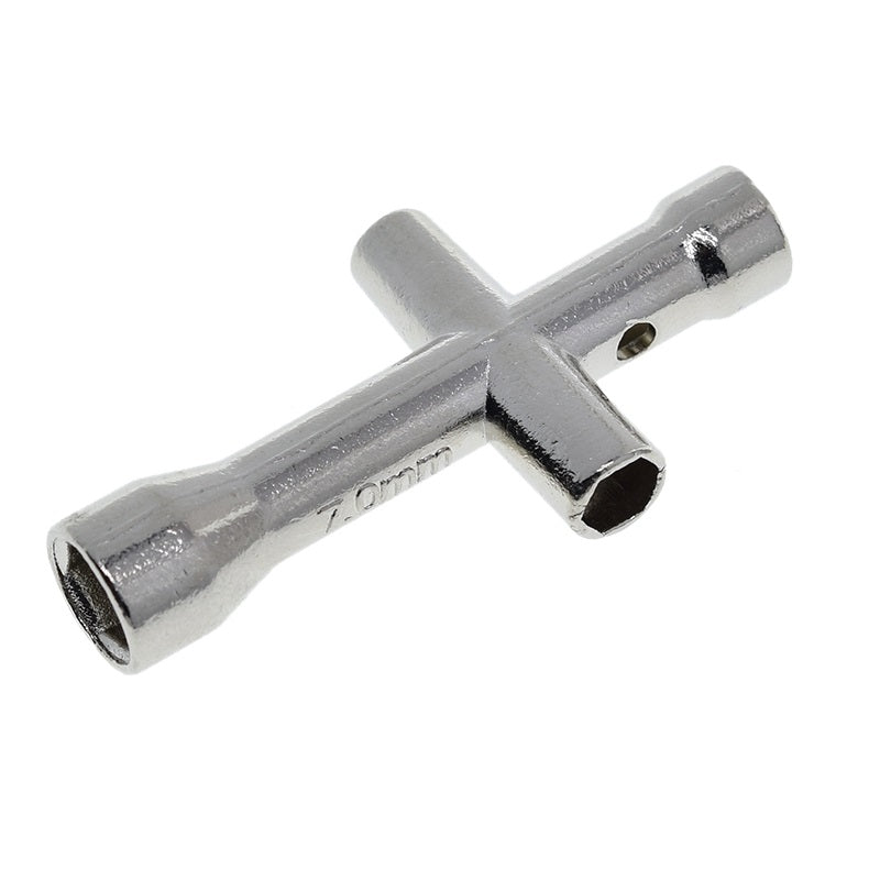 Mini Spanner M2 M2.5 M3 M4 Screw Hex Nut Cross Wrench Sleeve 7mm