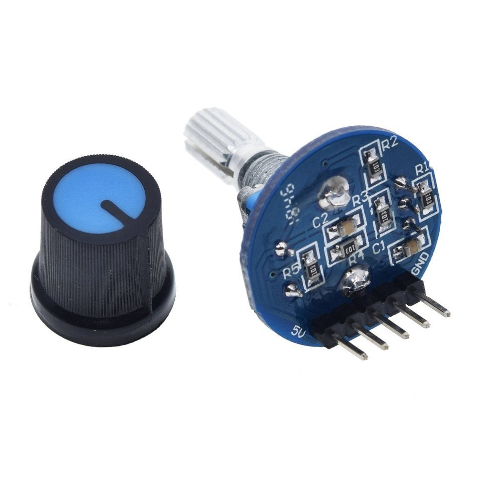 Rotary Encoder Module for Arduino Sensor Potentiometer with Knob EC11