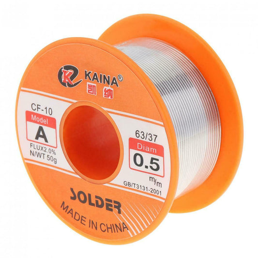 Solder Wire 0.5mm 63/37 Solder with Flux Tin Welding Wire
