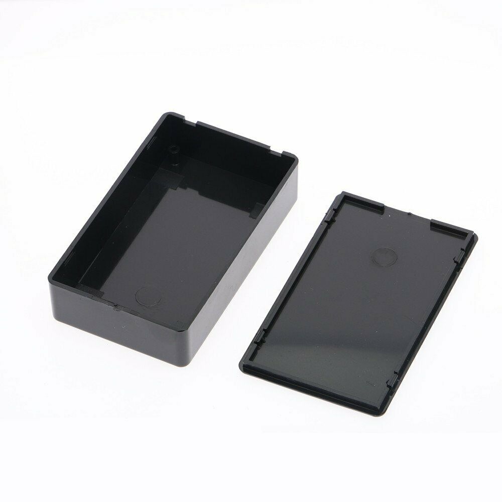 100x60x25mm Black Plastic Electronic Project Box Enclosure