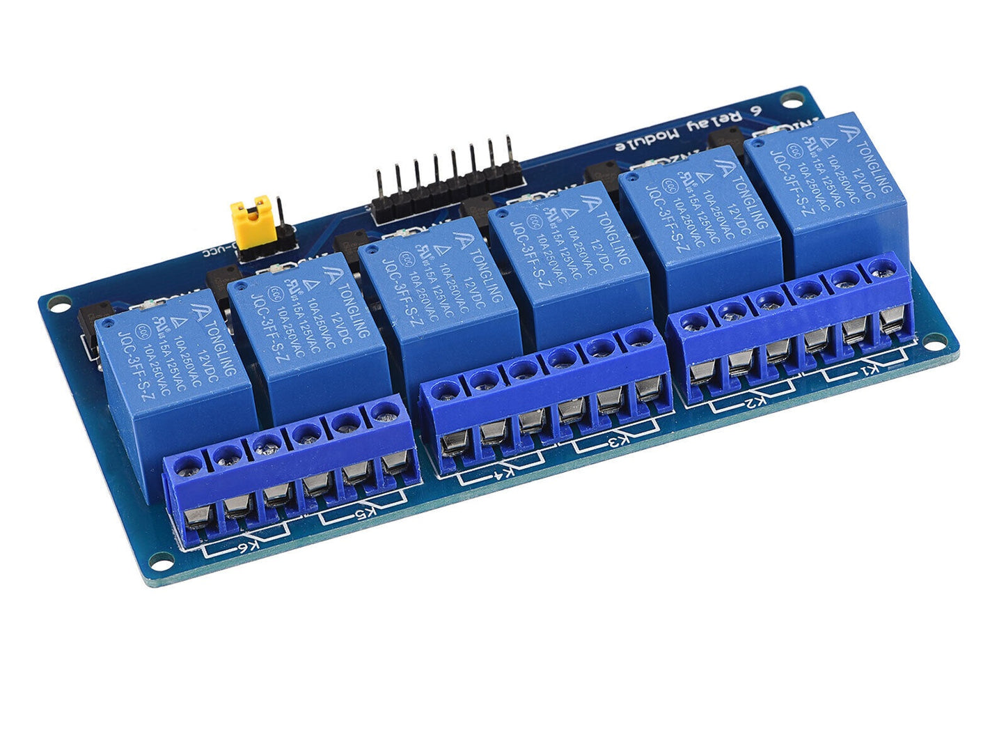 12V 6 Channel Low Level Trigger Relay Board Module