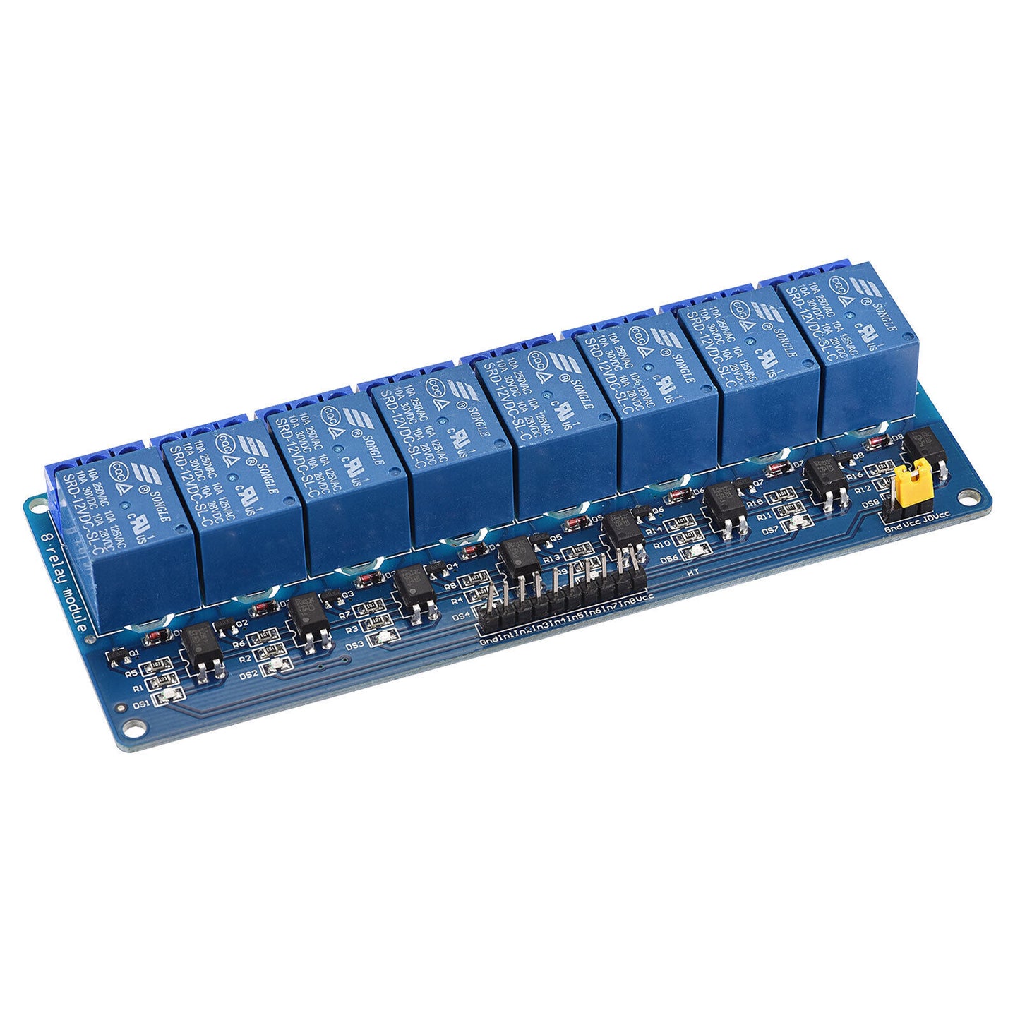 12V 8 Channel Relay Module with Optocoupler for Arduino