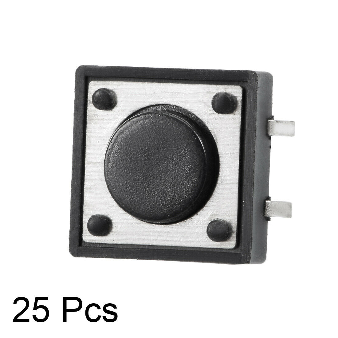 12x12x4.3mm Panel Micro PCB Momentary Tactile Push Button (25 Pack)