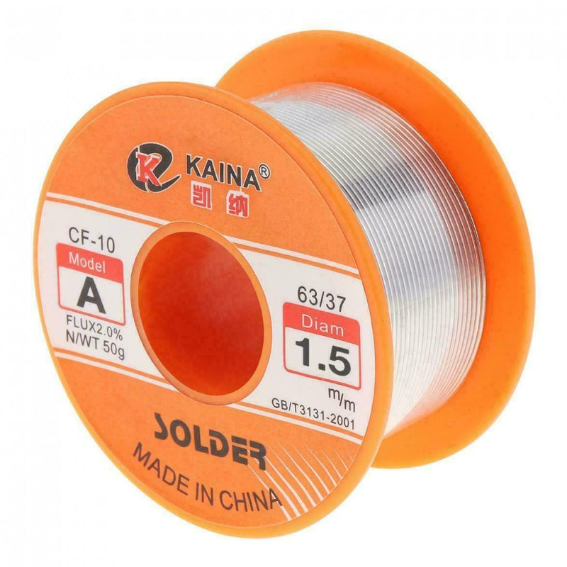 Solder Wire 1.5mm 63/37 Solder with Flux Tin Welding Wire