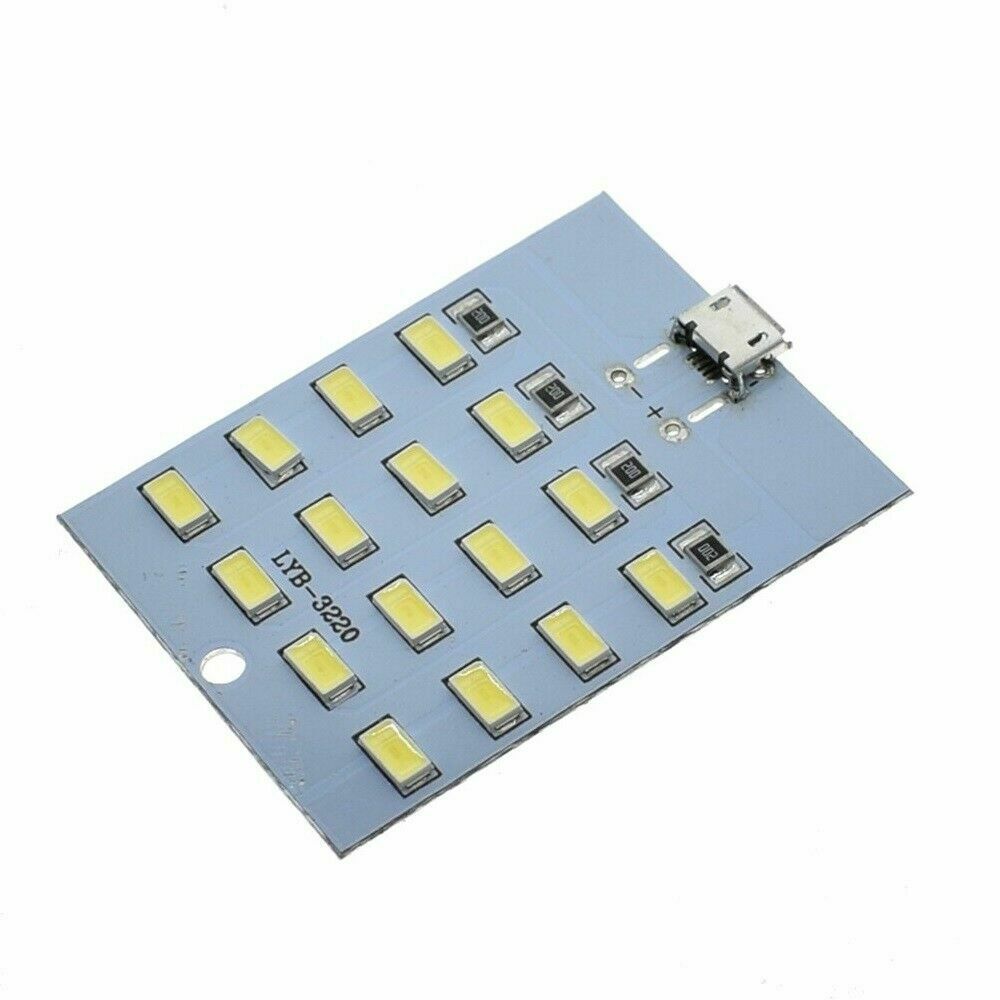 5730 SMD 5V 430mA~470mA White Mirco-USB LED Lighting Panel