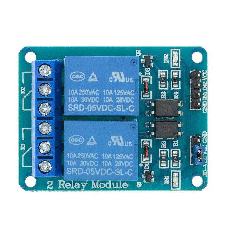 5v 2 Channel Relay Module Indicator Light LED for Arduino PIC ARM DSP AVR