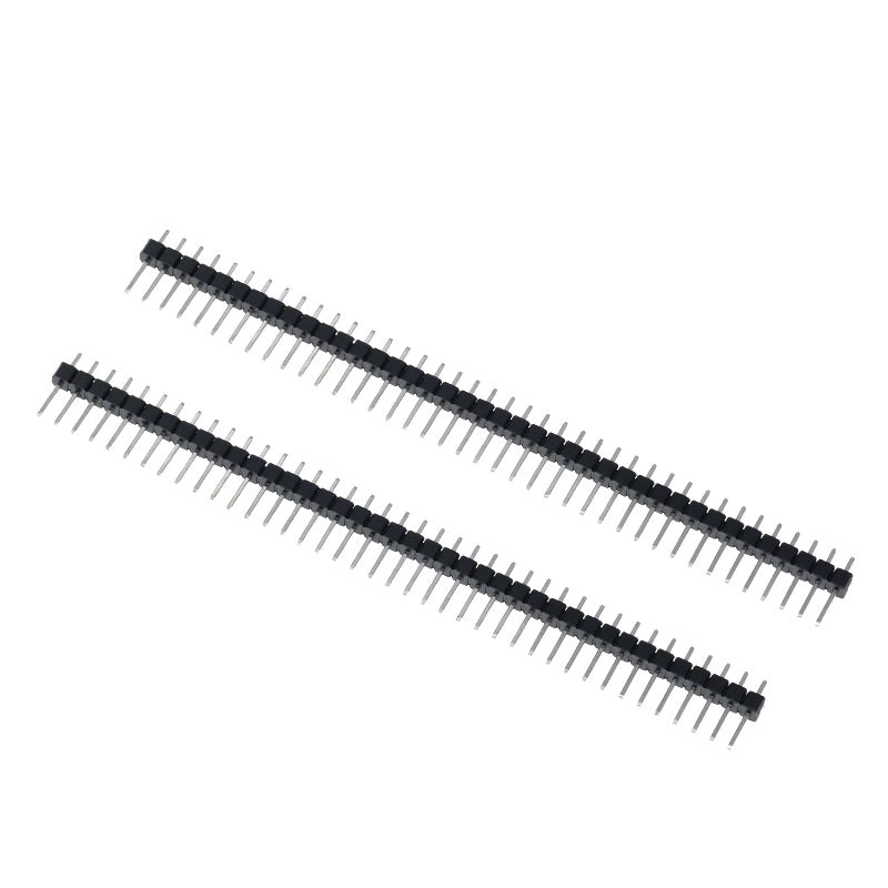 40Pin Single Row Straight  Pin Header Strip 2.54mm Pitch (10 pack)