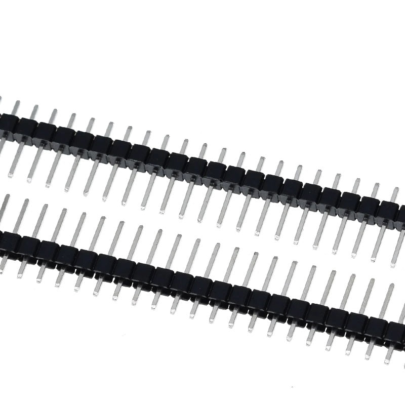 40Pin Single Row Straight  Pin Header Strip 2.54mm Pitch (10 pack)
