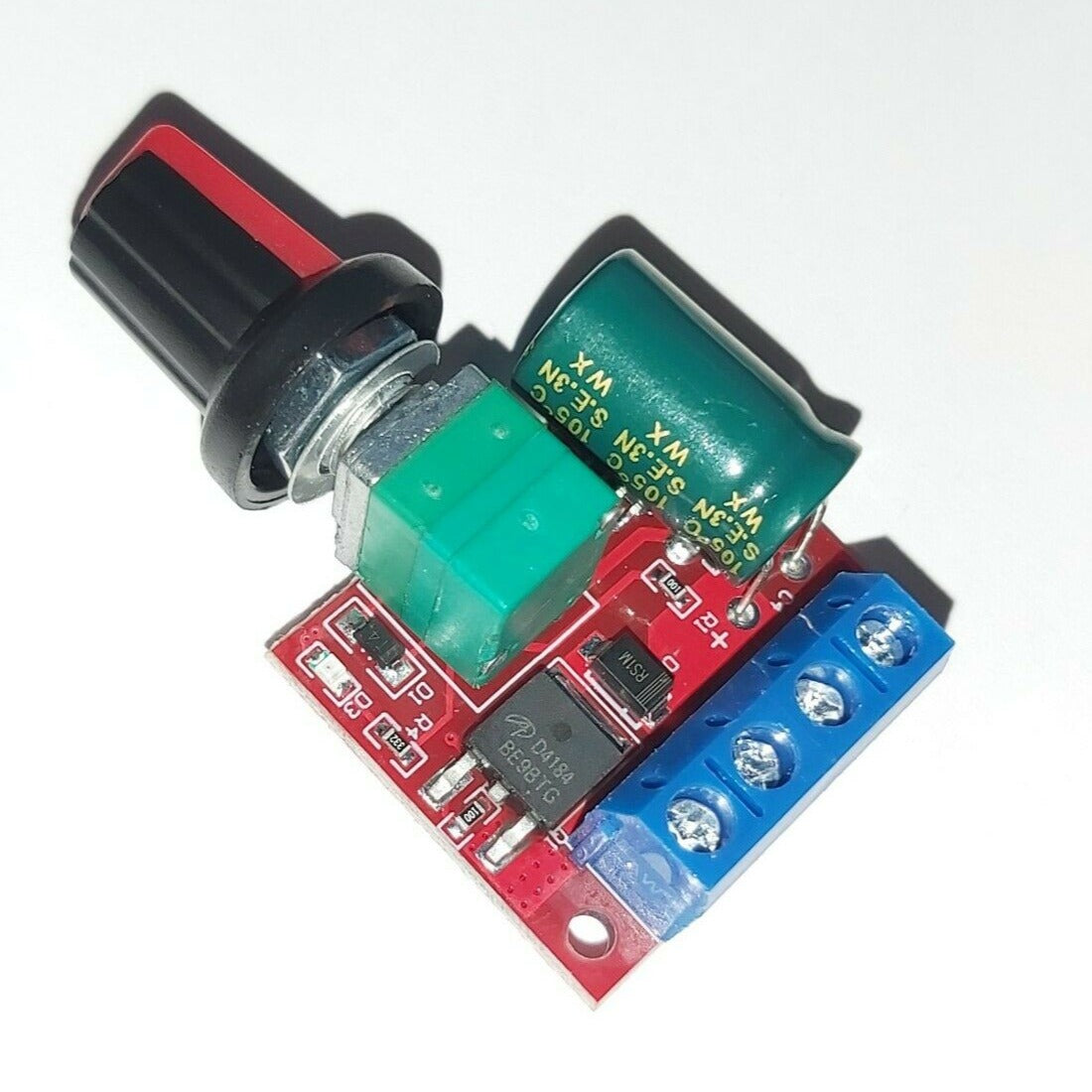 Mini PWM DC Motor Speed Controller Switch LED Dimmer 4.5V~35V 5A