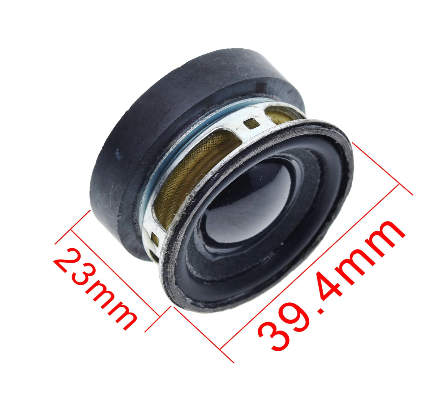 Acoustic Loudspeaker 4R 3W 40MM Speaker 36MM External Magnetic Black Hat PU Edge