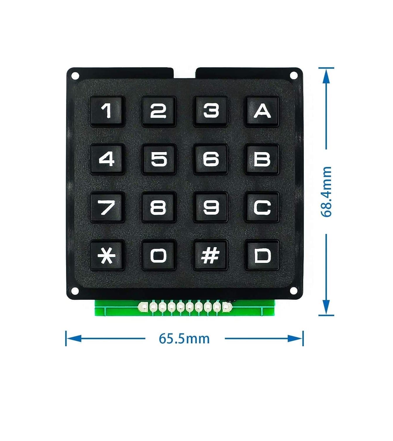 Matrix Switch Keypad Array Module 4x4 16 Key for Arduino