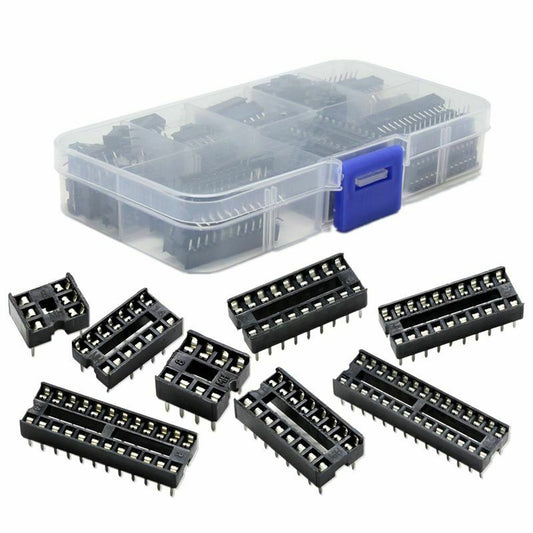 66Pcs/Lot DIP IC Sockets Adaptor Solder Type Socket Kit