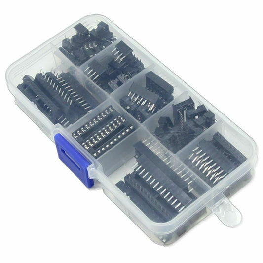66Pcs/Lot DIP IC Sockets Adaptor Solder Type Socket Kit