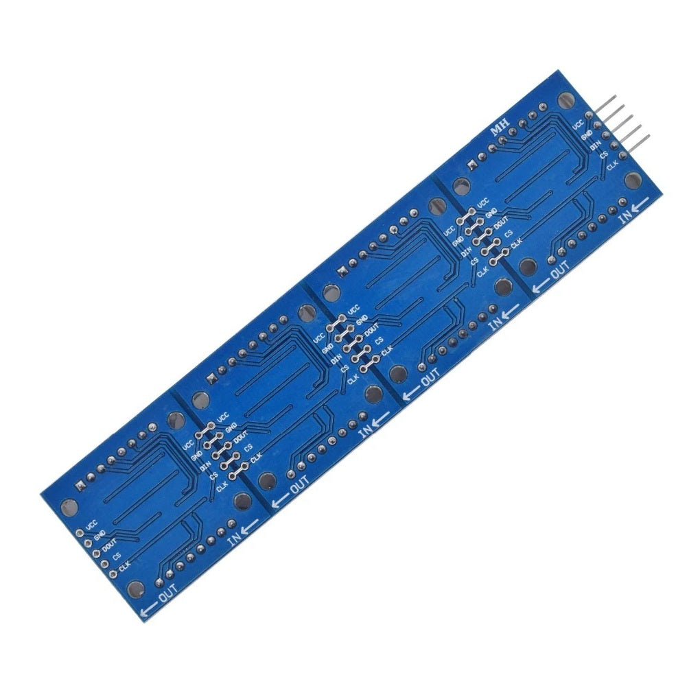 MAX7219 Dot Matrix Module For Arduino  4 In One Display with 5P Line