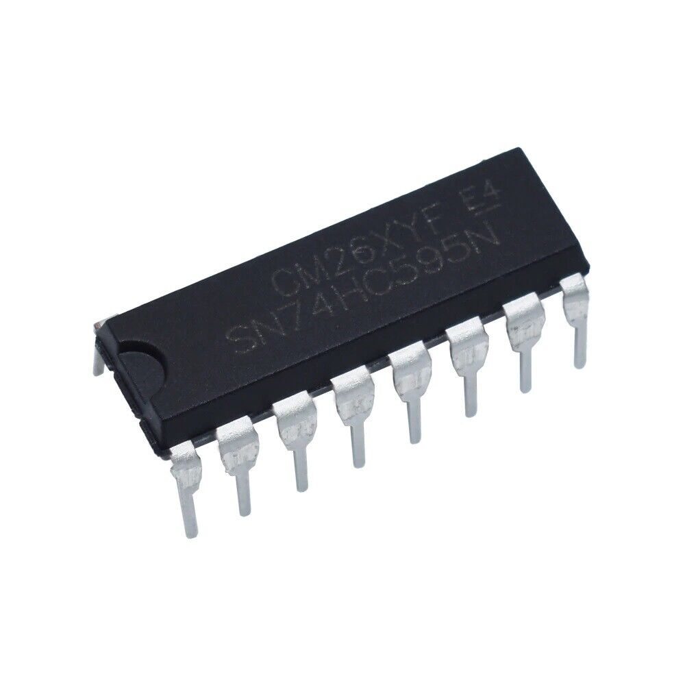 74HC595 SN74HC595N Shift Register IC DIP-14  (10 Pack)