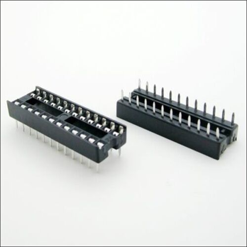 DIP-24 Solder Type 24 Pin  Dip Sip IC Sockets Adaptor (10 pack)