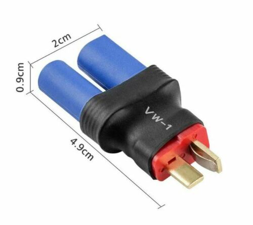 EC5 Female to Male Deans T-Plug RC Adapter