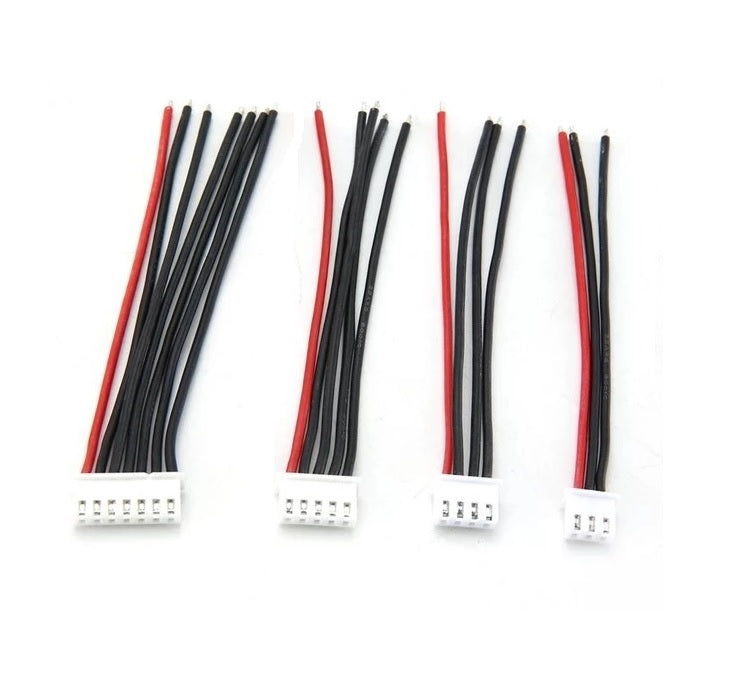 2S/3S/4S/6S Lipo Battery Balance Charger Cable Plug 10cm Wire JST-XH Connector.