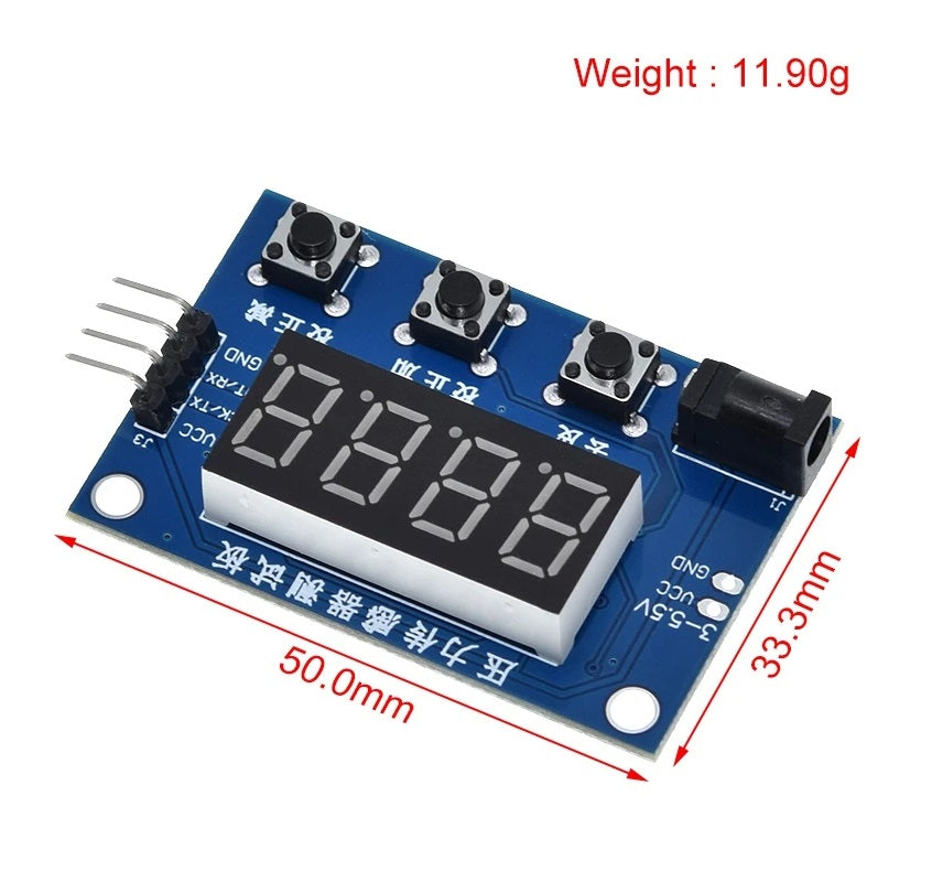 HX711 Pressure Sensor Weight Scale Module with Digital Tube LED Display