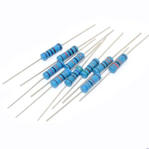300PCS 0.5W 1/2W 10 -1M Ohm Resistance 1% Metal Film Resistor