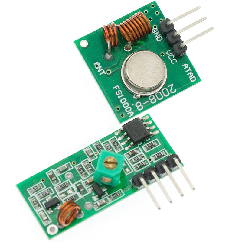 433/315Mhz RF Transmitter and Receiver Module Kit