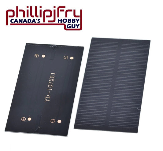 10x6xm Small Monocrystalline Solar Panel 1W 5V electronic DIY