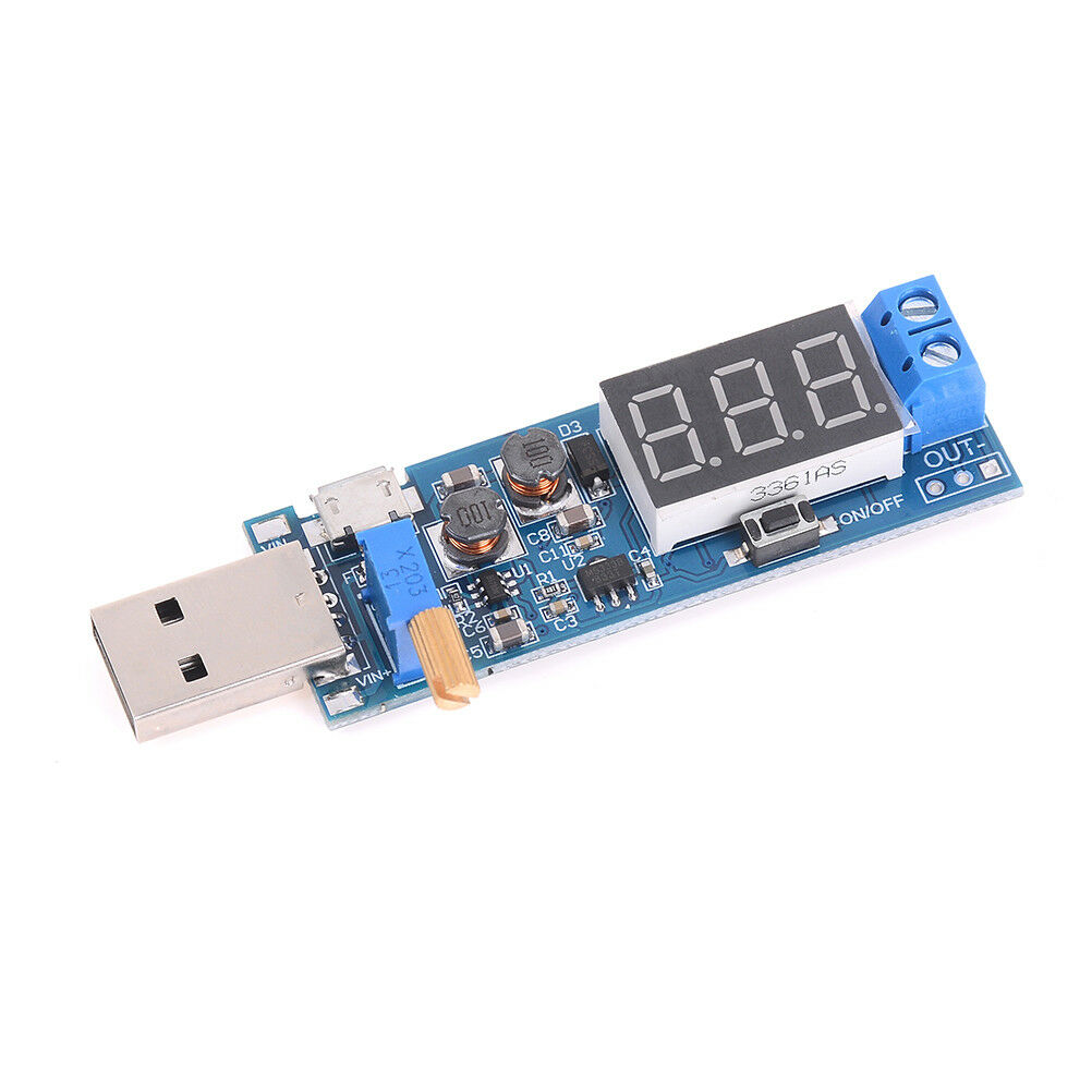 DC-DC 5V to 3.5V/12V USB Step UP / Down Power Supply Module Out DC 1.2V-24V