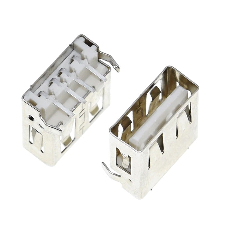 USB Type A Standard Port Female Solder Jacks Connector PCB Socket (10 pack)