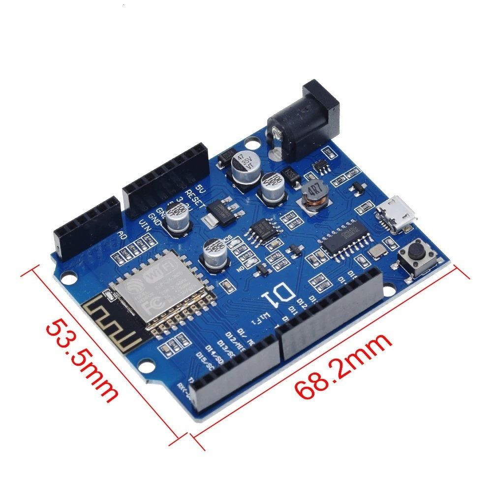 WeMos D1 CH340 WiFi Arduino UNO R3 Development Board ESP8266 ESP-12E