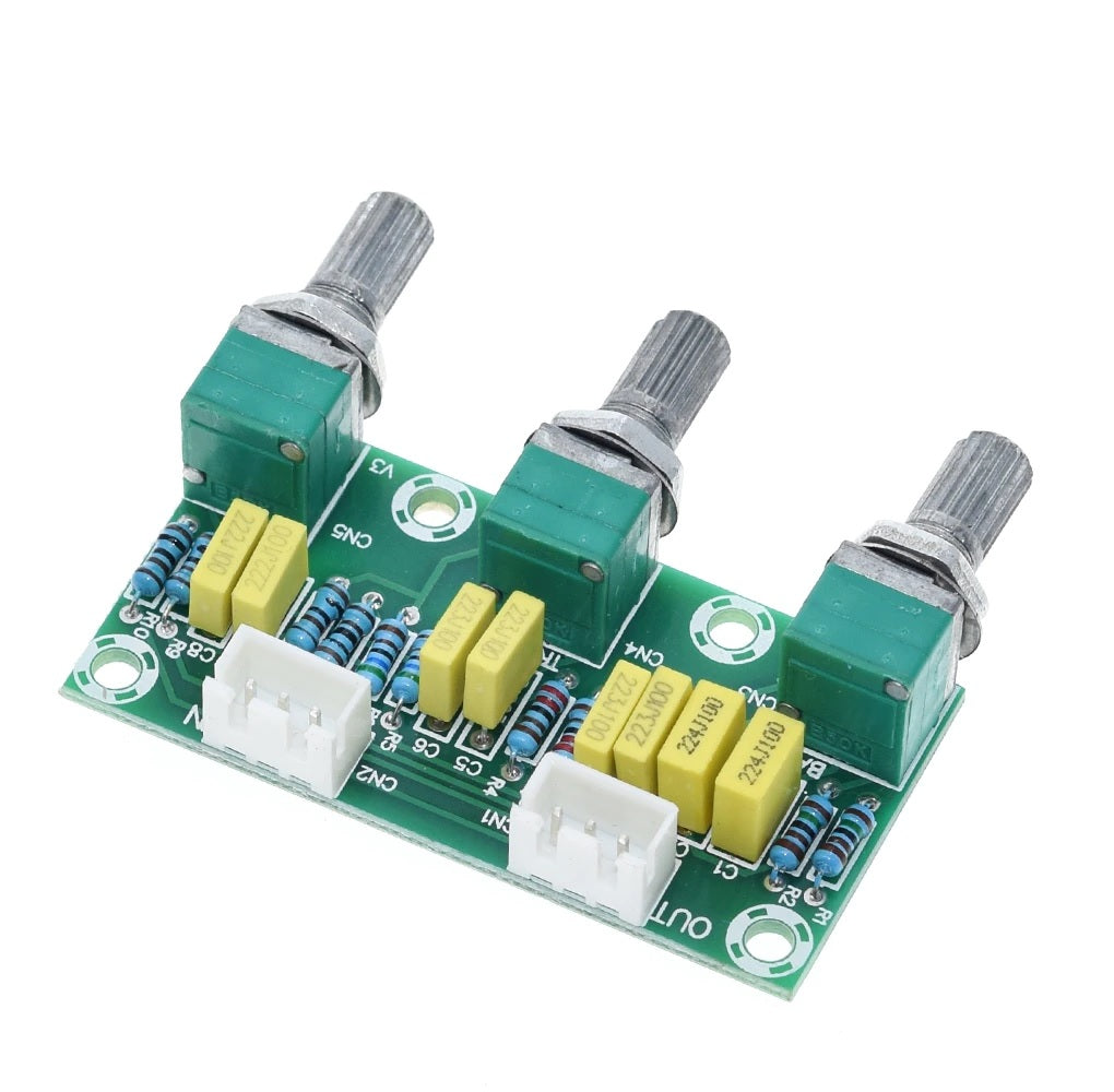 XH-M802 Passive Tone Board Amplifier Preamp Power Module Low High Sound Adjustment
