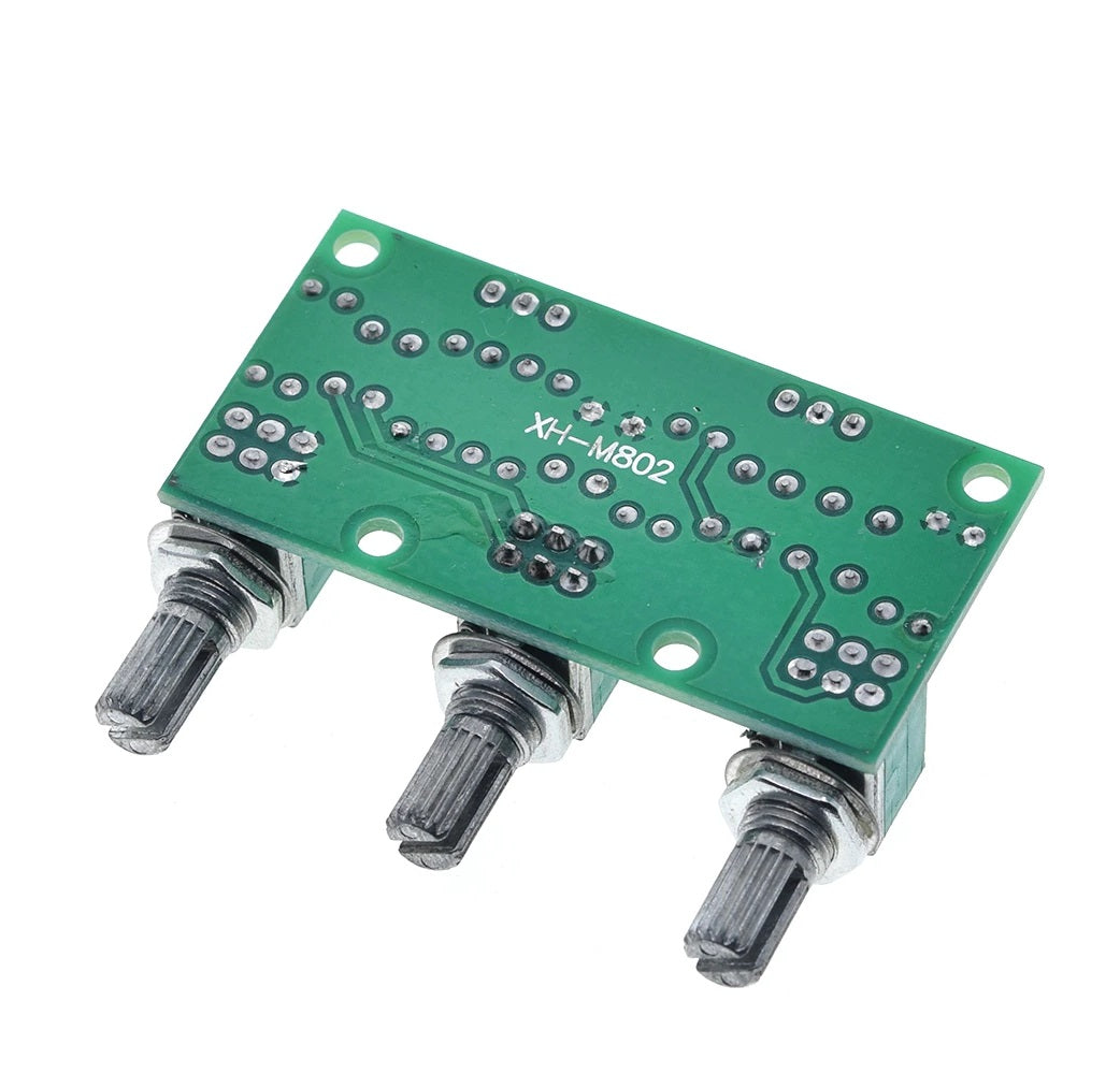 XH-M802 Passive Tone Board Amplifier Preamp Power Module Low High Sound Adjustment