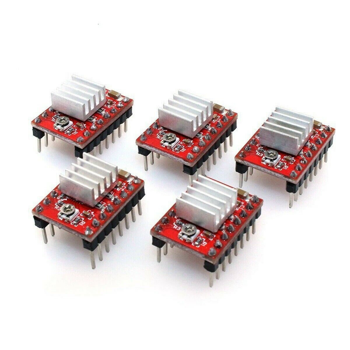 A4988 Stepper Motor Driver Module Red PCB