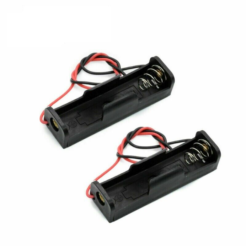 Battery Holder Case Box With Wire Leads  for 1X AA Battery 1.5V (2 pack)