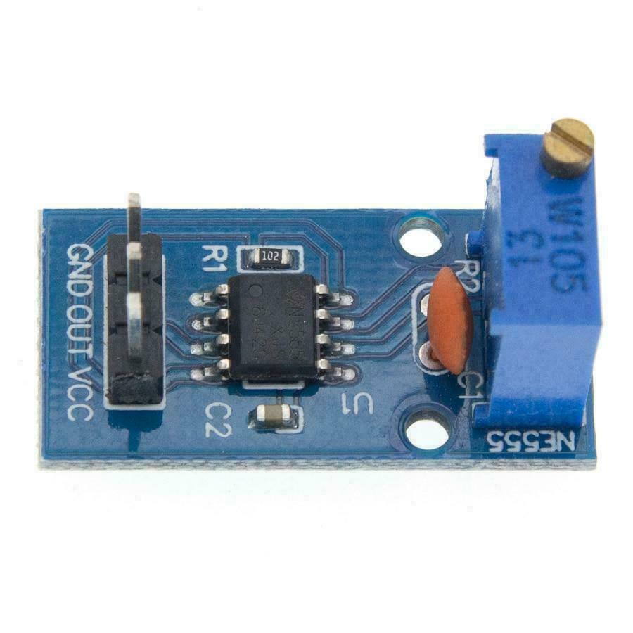 NE555 frequency adjustable pulse generator module