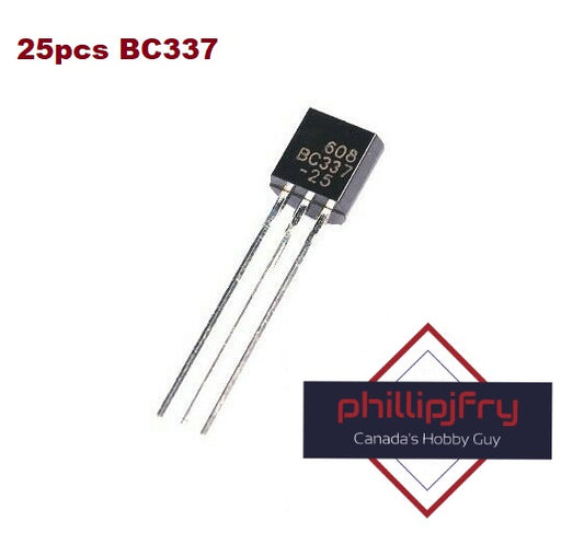 BC337 NPN TO-92 Transistor (25 pack)