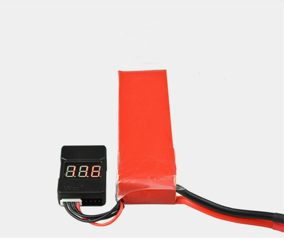 BX100 Battery Cell Tester Low Voltage Buzzer Alarm for 1-8S LiPo