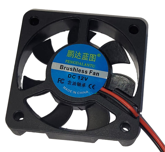5010 DC 12V (50*50*10mm) 2Pin Brushless Cooling Fan