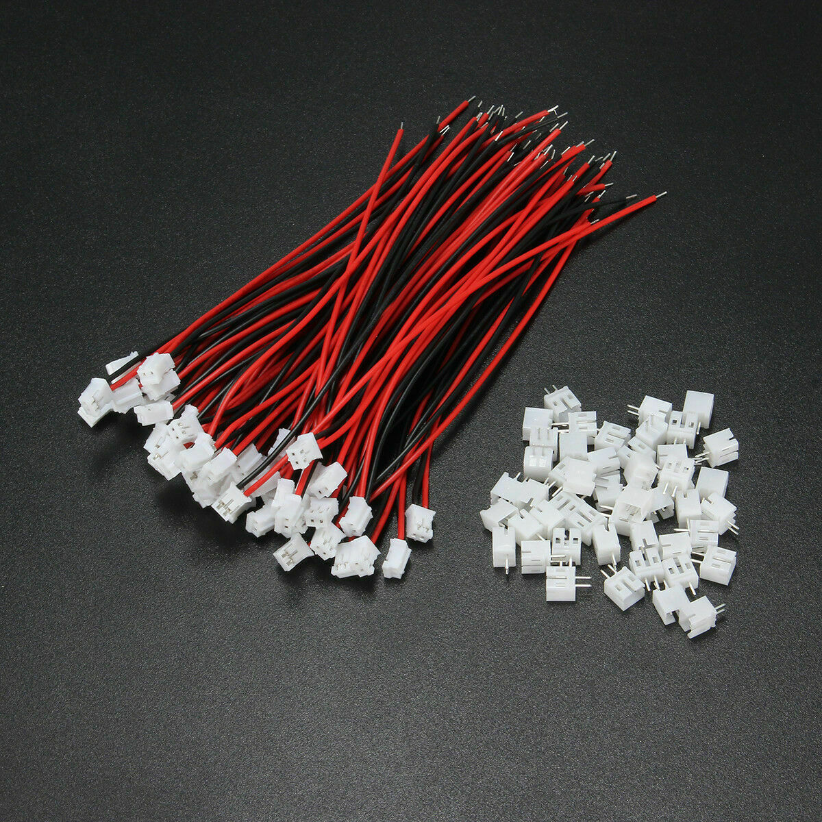 Mini Micro JST 2.0 PH 2Pin Connector With ~120mm Wires (10 sets)