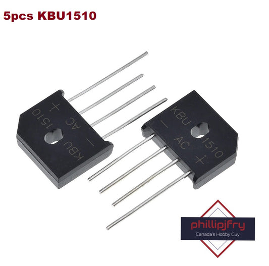 KBU1510 1000V 15A Bridge Rectifier (5 pack)