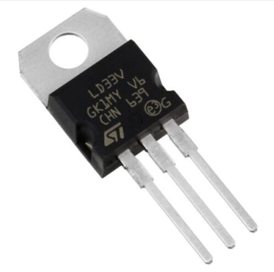 LD1117V33 Linear Voltage Regulator 3.3V 800mA TO-220 (5 pack)