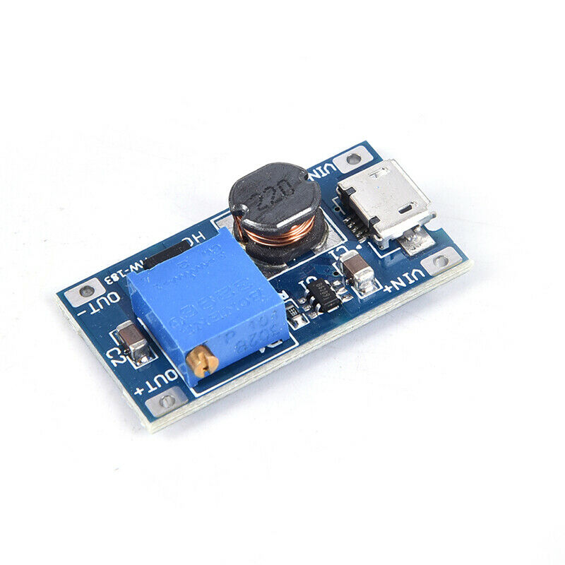 MT3608 Booster Power Supply Module micro USB. DC-DC Step-up.