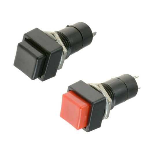 Square Momentary Push Button Switch SPST PBS-11B (5 pack)