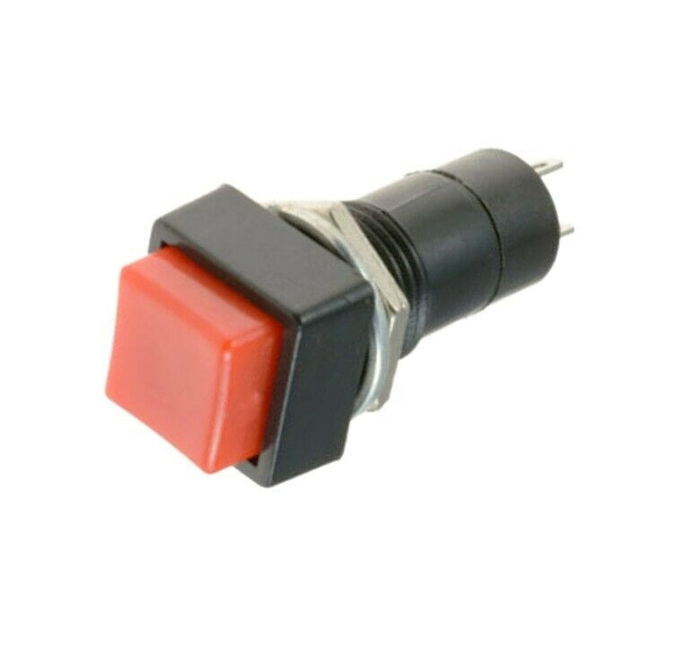 Square Momentary Push Button Switch SPST PBS-11B (5 pack)