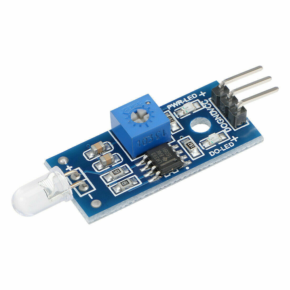 Photosensitive Diode Sensor Light Detection Module 3-Pin for Arduino