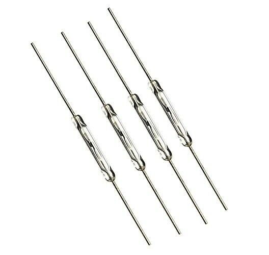 14mm Glass Magnetic Induction Reed Switch Normally Open (10 pack)